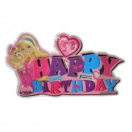 Themez Only Barbie Paper Happy Birthday Banner 1 Piece Pack